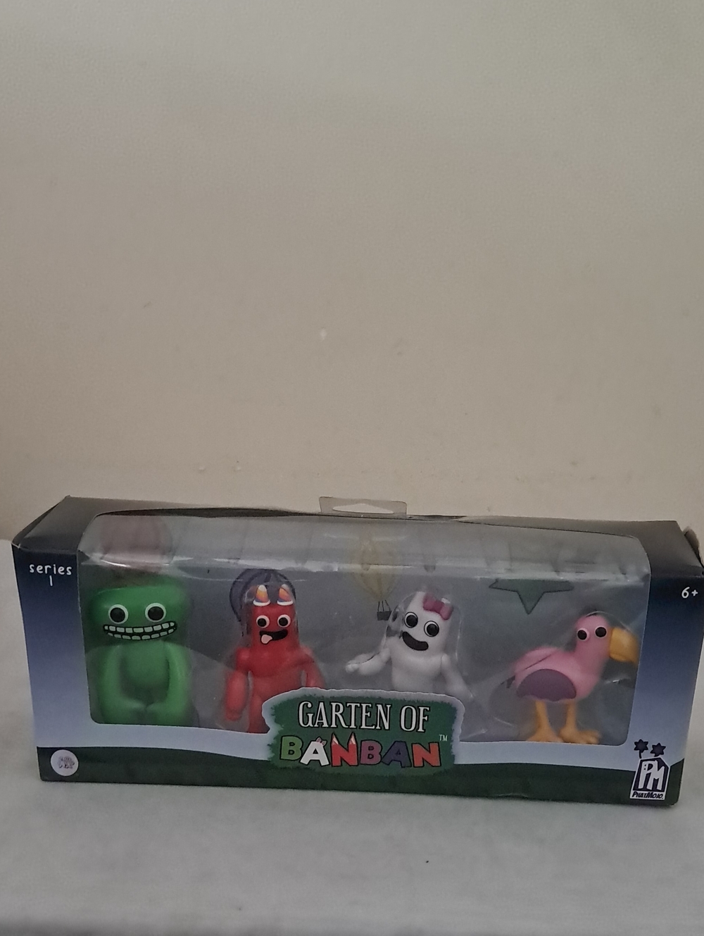 Kids Toy Figure Set - Pink, Green, Red, White